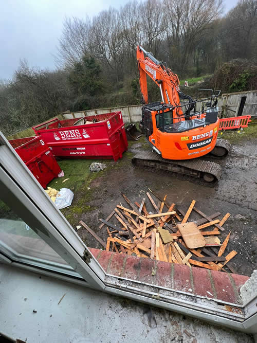 Bens Demolition Division job House Demolition, Golden Valley Lane, Bitton photo number 2