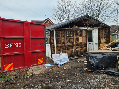 Bens Demolition Division job 2 prefab bungalows for F10 Build in Speedwell photo number 2