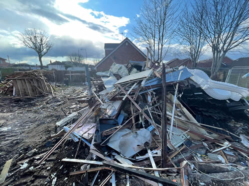 Bens Demolition Division job 2 prefab bungalows for F10 Build in Speedwell photo number 5