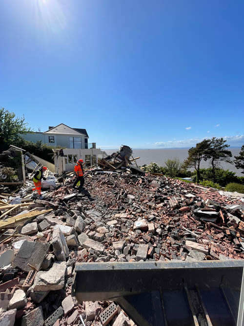 Bens Demolition Division job House demolition, Ladye Bay, Clevedon photo number 10