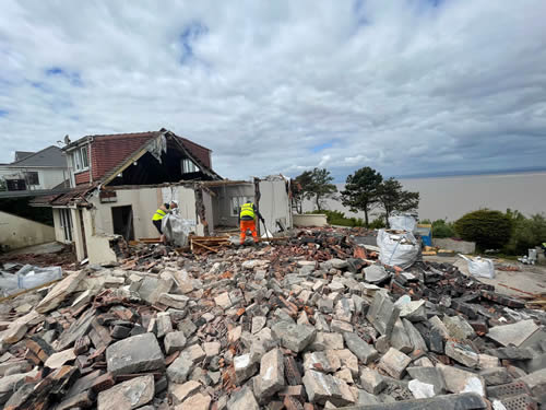 Bens Demolition Division job House demolition, Ladye Bay, Clevedon photo number 13
