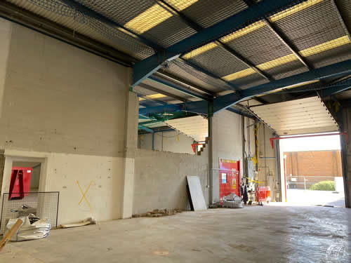 Bens Demolition Division job Office, warehouse, mezzanine strip out back to core. Pexhurst, Slough photo number 4